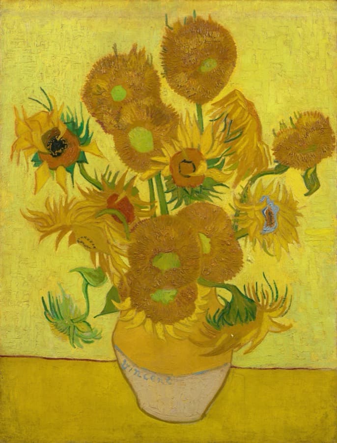Vincent van Gogh, Sunflowers, 1889